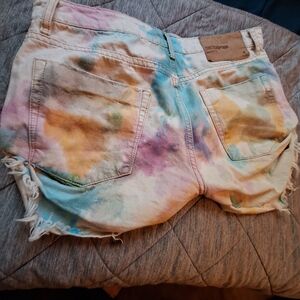 One Teaspoon tye dye shorts
